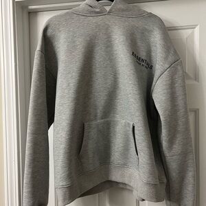 Essentials FOG Heather Gray Hoodie for Men Large